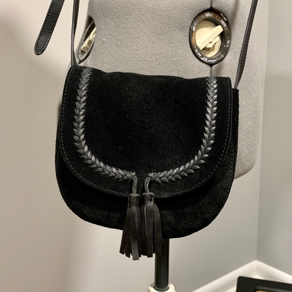 Lucky Brand Faux Suede Crossbody Purse